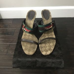 Authentic Gucci Backless Sandal w/dustbag